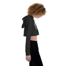 Load image into Gallery viewer, All-Over Print Women's Crop Top Hoodie