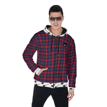 Load image into Gallery viewer, Berry Plaid Hoodie