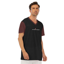 Load image into Gallery viewer, All-Over Print Men's V-neck Short Sleeve T-shirt