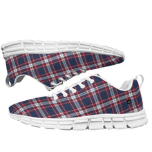 Load image into Gallery viewer, All-Over Print Men's Sports Shoes With White Sole