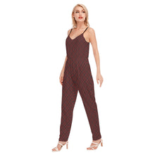 Load image into Gallery viewer, Cherry On Top V-neck Plaid Romper