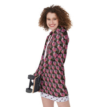 Load image into Gallery viewer, All-Over Print Women's Long Hoodie