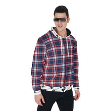 Load image into Gallery viewer, All-Over Print Zip Up Hoodie With Pocket