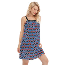 Load image into Gallery viewer, All-Over Print Women's Sleeveless Cami Dress