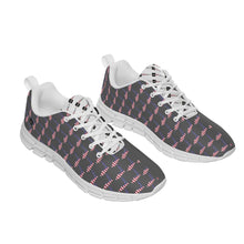 Load image into Gallery viewer, All-Over Print Men's Sports Shoes With White Sole