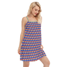 Load image into Gallery viewer, All-Over Print Women's Sleeveless Cami Dress