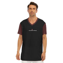 Load image into Gallery viewer, All-Over Print Men's V-neck Short Sleeve T-shirt