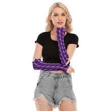 Load image into Gallery viewer, Sunshine State of Union Violet Arm Warmers