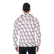 Load image into Gallery viewer, All-Over Print Zip Up Hoodie With Pocket