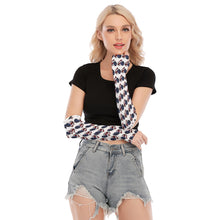 Load image into Gallery viewer, Hearts of Glory White Arm Warmers