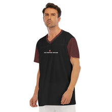 Load image into Gallery viewer, All-Over Print Men's V-neck Short Sleeve T-shirt