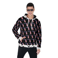 Load image into Gallery viewer, All-Over Print Zip Up Hoodie With Pocket