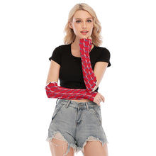 Load image into Gallery viewer, Sunshine State of Union Red Arm Warmers