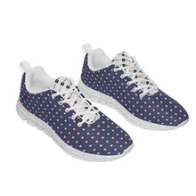 Load image into Gallery viewer, All-Over Print Men's Sports Shoes With White Sole
