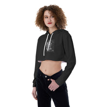 Load image into Gallery viewer, All-Over Print Women's Crop Top Hoodie