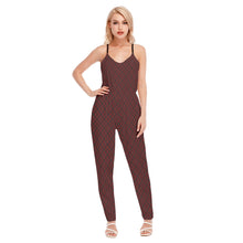 Load image into Gallery viewer, Cherry On Top V-neck Plaid Romper