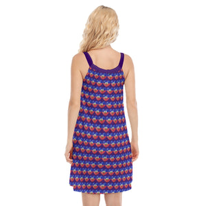 All-Over Print Women's Sleeveless Cami Dress