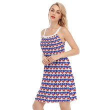 Load image into Gallery viewer, All-Over Print Women&#39;s Sleeveless Cami Dress
