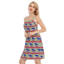 Load image into Gallery viewer, All-Over Print Women&#39;s Sleeveless Cami Dress
