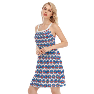 All-Over Print Women's Sleeveless Cami Dress