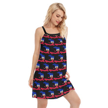 Load image into Gallery viewer, All-Over Print Women&#39;s Sleeveless Cami Dress
