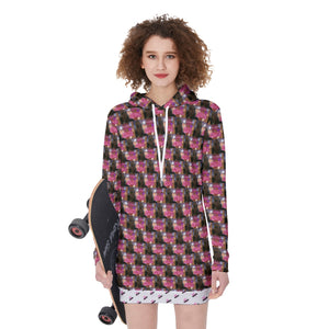 All-Over Print Women's Long Hoodie