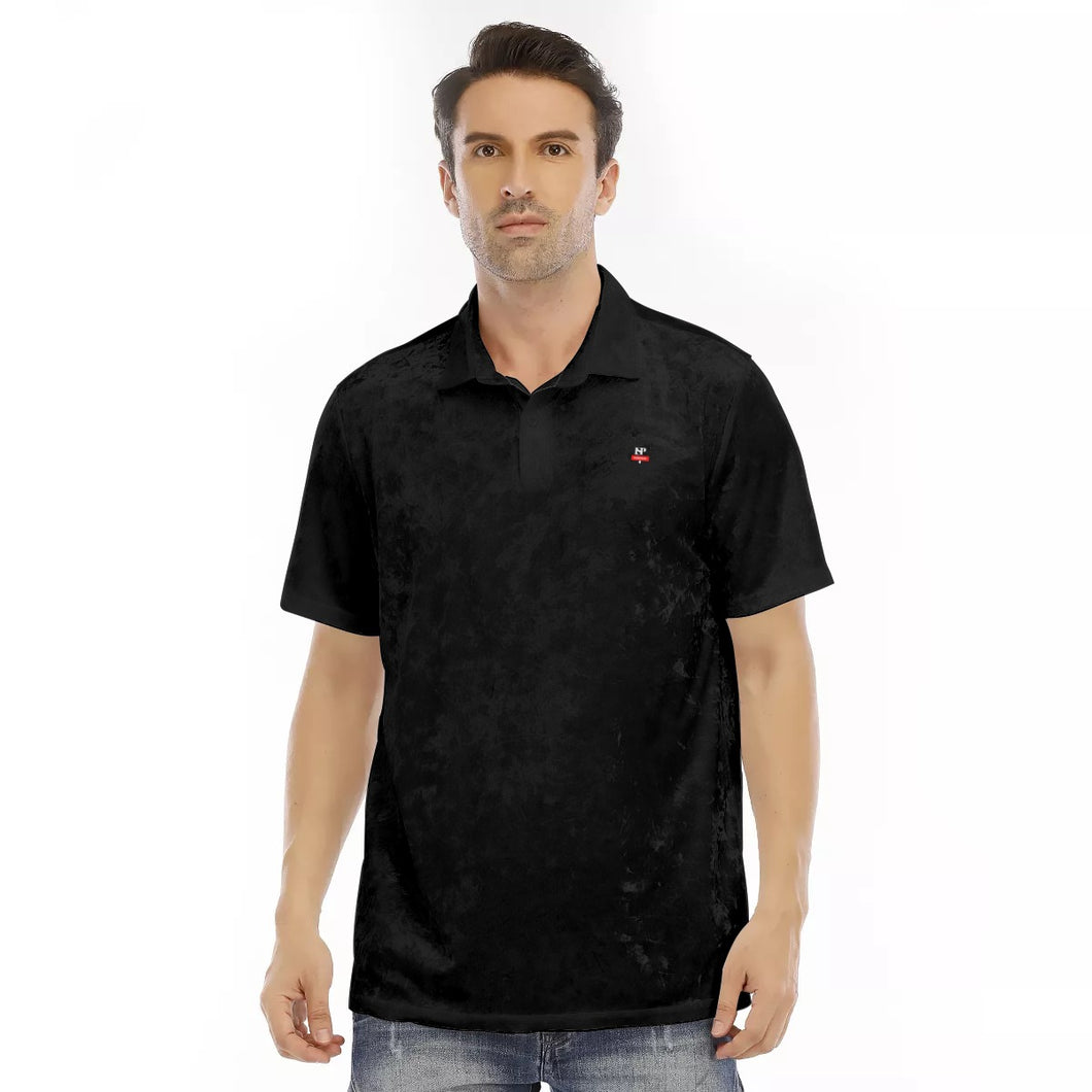 All-Over Print Men's Polo Shirt | Velvet