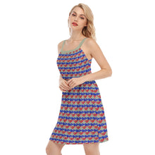 Load image into Gallery viewer, All-Over Print Women&#39;s Sleeveless Cami Dress
