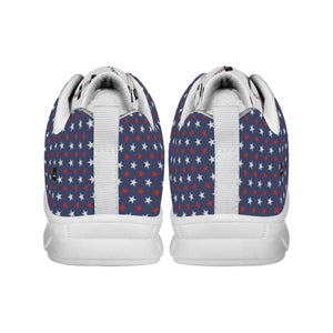 All-Over Print Men's Sports Shoes With White Sole