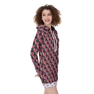 All-Over Print Women's Long Hoodie