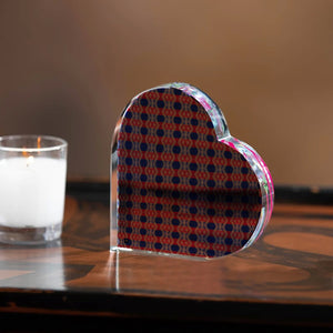 Heart Shaped Acrylic Desktop Ornament