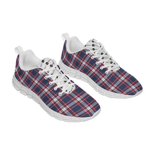 All-Over Print Men's Sports Shoes With White Sole