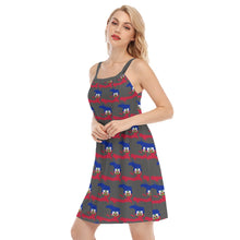 Load image into Gallery viewer, All-Over Print Women&#39;s Sleeveless Cami Dress
