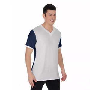 All-Over Print V-Neck T-Shirt