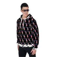 Load image into Gallery viewer, All-Over Print Zip Up Hoodie With Pocket
