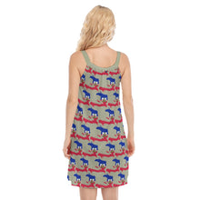 Load image into Gallery viewer, All-Over Print Women&#39;s Sleeveless Cami Dress
