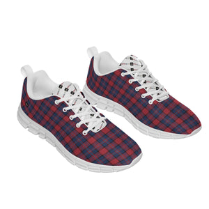 All-Over Print Men's Sports Shoes With White Sole