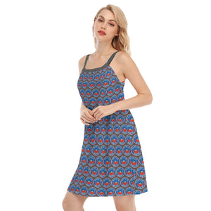 All-Over Print Women's Sleeveless Cami Dress